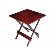 Mesa dobrável rústica 70x70